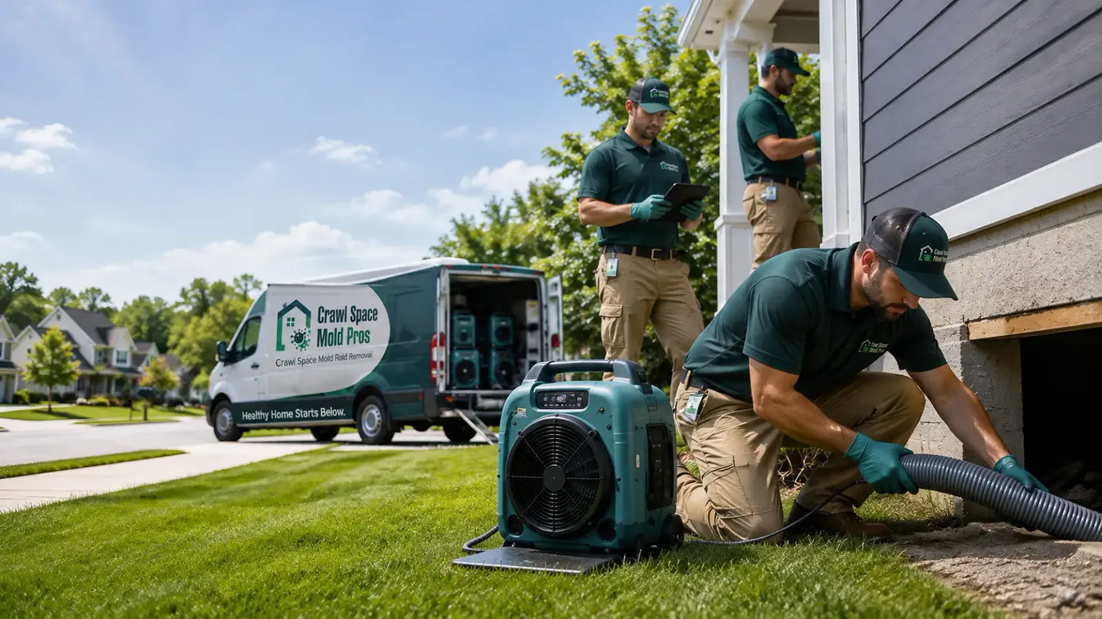 Crawl Space Mold Removal in Wausaukee, WI